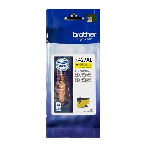 BROTHER CARTOUCHE JET D'ENCRE LC427XL JAUNE