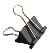 Boîte de 12 pinces dessin double clip réversibles 32 mm