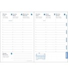 AGENDA QUO VADIS  SEMAINIER EQUOLOGY RANDONNEE 9X13cm RECYCLE 