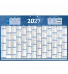 PLAQUE CALENDRIER 13 MOIS / FACE 43X65 CM