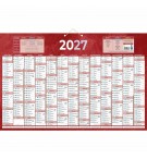 PLAQUE CALENDRIER 13 MOIS / FACE 43X65 CM