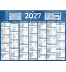 PLAQUE CALENDRIER 7 MOIS / FACE 32X42 CM