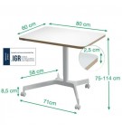 BUREAU ASSIS-DEBOUT COMPACT LEITZ ERGONOMIQUE 65360001