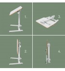 Bureau assis-debout compact pliable Leitz Ergo 65880001