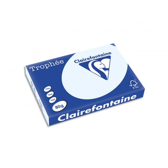 Ramette 500 feuilles papier A3 80 g bleu Trophée 1881