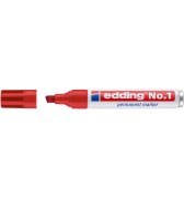 EDDING MARQUEUR PERMANENT N°1 ROUGE