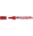 EDDING MARQUEUR PERMANENT N°1 ROUGE - Vue 1