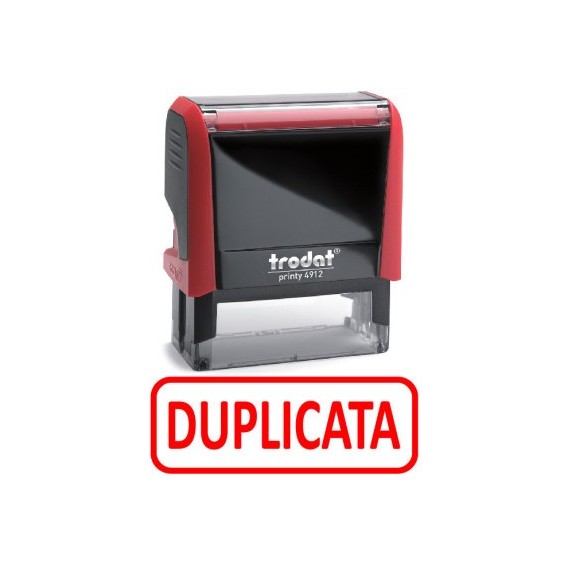 Tampon printy 4912 duplicata rouge - Trodat