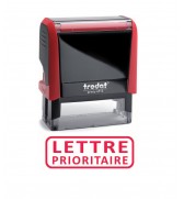 Tampon X-Print formule "Lettre prioritaire" rouge Trodat Printy 4912