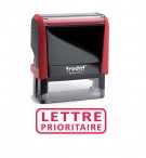Tampon X-Print formule "Lettre prioritaire" rouge Trodat Printy 4912 - Vue 1
