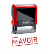 Tampon X-Print formule commerciale "Avoir" rouge Trodat