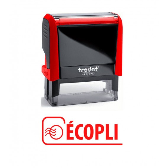 Tampon encreur X-Print formule "écopli" Trodat 4912 rouge