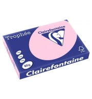 RAMETTE 500 FEUILLES REPRO CLAIREFONTAINE 80G A3 ROSE