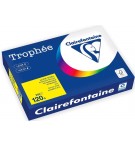 Ramette 250 feuilles papier A4 120g jaune soleil Trophée 1292PC - Vue 1