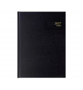 Agenda 2027 Brepols Bremax 1 jour par page 21 x 29 cm noir