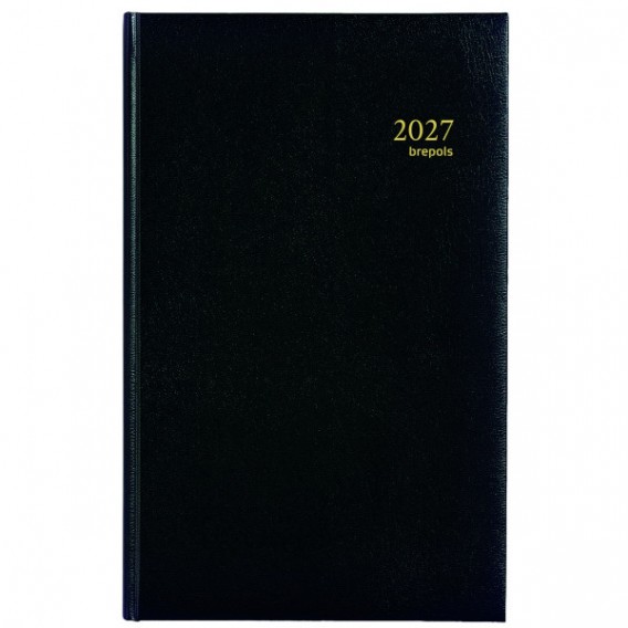 Agenda banquier large 2027 journalier 2 volumes 17 x 27 cm Brepols 