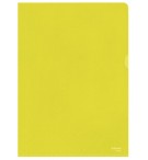 Paquet de 100 pochettes coin A4 jaunes grainées polypro 11/100e  ESSELTE 54842 - Vue 2