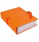 Chemise à sangle dos extensible A4 24x32cm orange EXACOMPTA - Vue 2