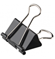 PINCES DOUBLE CLIP 19mm - BOITE DE 12