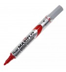 MARQUEUR EFFACABLE A SEC PENTEL MAXIFLO ROUGE MOYEN MODELE - Vue 1