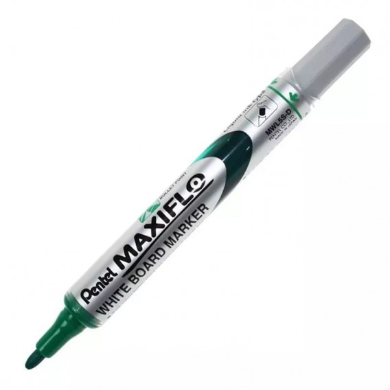 MARQUEUR EFFACABLE A SEC PENTEL MAXIFLO VERT MOYEN MODELE