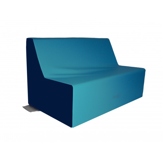 BANQUETTE 2 PLACES HAUT 28 cm / 1000 X 580 X 570 mm