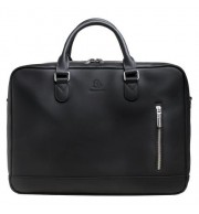 SACOCHE 1 COMPARTIMENT URBAN CUIR NOIR