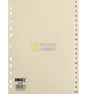 INTERCALAIRES CARTON ALPHABETIQUES A4 - JEU DE 20