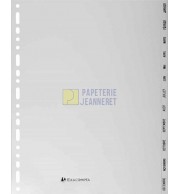 INTERCALAIRES A4+ POLYPRO MENSUELS - JEU DE 12