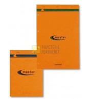 BLOC NOTES 148X210mm QUADRILLE 5X5 - 70G