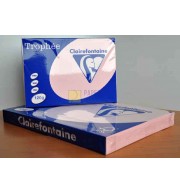 RAMETTE 250F REPRO CLAIREFONTAINE 120G A3 ROSE