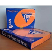 RAMETTE 500F REPRO CLAIREFONTAINE 80G A3 ORANGE VIF