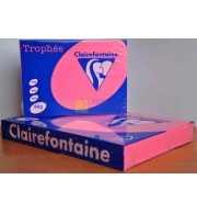 RAMETTE 500F REPRO CLAIREFONTAINE 80G A4 ROSE FLUO
