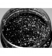 POT DE 150G DE PAILLETTES NOIRES