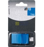 MARQUE-PAGES REPOSITIONNABLES BLEUS - PAQUET DE 50