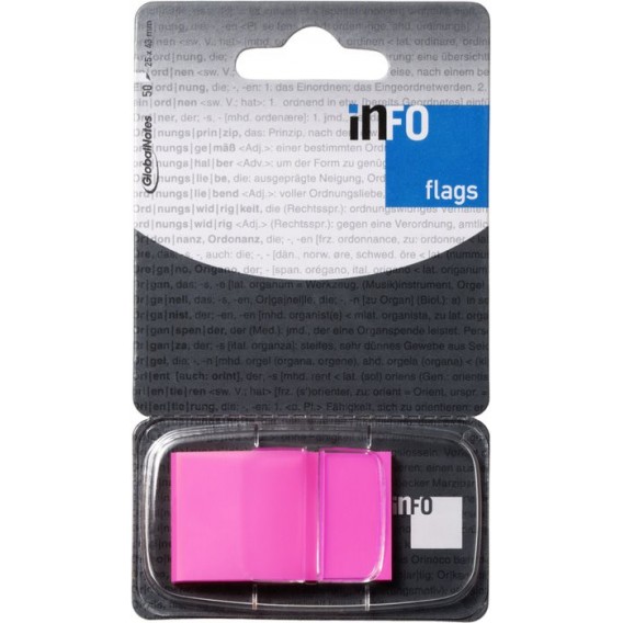 POS680S-marque-pages-repositionnables-roses---paquet-de-50