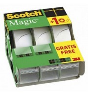 SCOTCH MAGIC DEVIDOIR 19mmx25m  - LOT DE 2+ 1devidoir gratuit