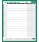 Planning perpétuel hebdomadaire réutilisable - 60 x 50 cm