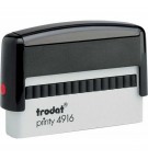 Tampon Trodat Printy 4916 1 à 2 lignes, Spécial chèques