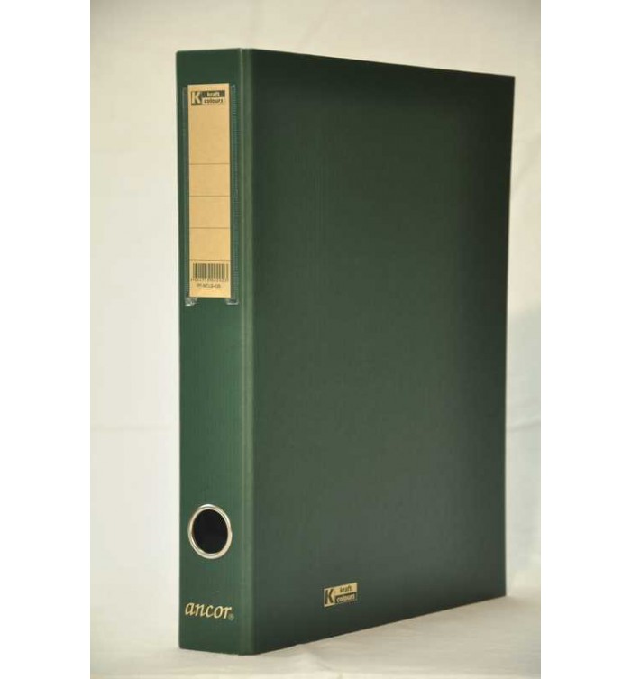 2 Classeurs Kraft A4 Rechargeables – 4 Anneaux, 315x240mm, Idéal Maison, école, Bureau