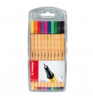 POCHETTE DE 10 FEUTRES STABILO POINT 88 ASSORTIS