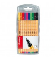 POCHETTE DE 10 FEUTRES STABILO POINT 88 ASSORTIS