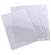 POCHETTES COIN LISSES 13/100° INCOLORES - SACHET DE 10