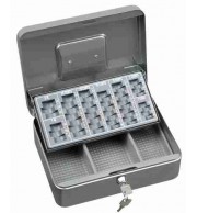 CAISSE A MONNAIE 250X190X90MM AVEC MONNAYEUR EUROS INTEGRE