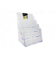 PORTE BROCHURES 4 CASES A4