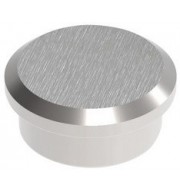 AIMANT ROND COLORIS ARGENT DIAM 30MM - FORCE 21KG