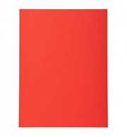 CHEMISES 240X320mm 210G ROUGE TURC - PAQUET DE 10