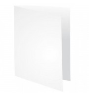 CHEMISES 240X320mm 210G BLANC - PAQUET DE 10