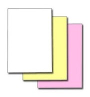 250 LIASSES DUPLI (500 FEUILLES) A4 BLANC/JAUNE