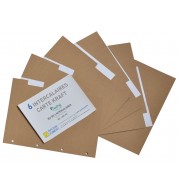 JEU DE 12 INTERCALAIRES A4 CARTE KRAFT